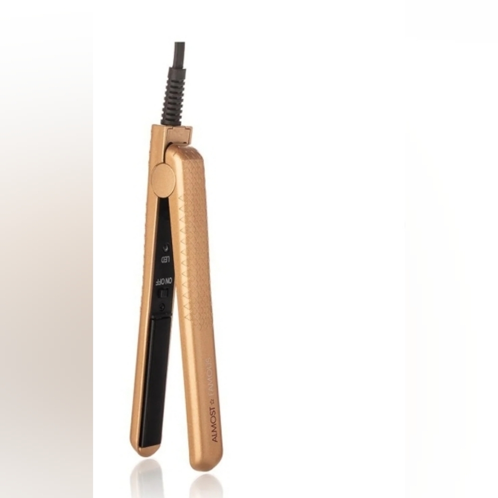 Almost Famous mini flat iron and spa headband